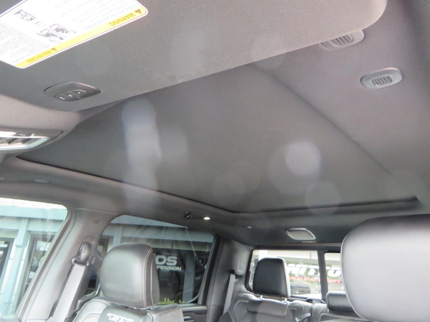 2023 BLACK /BLACK RAM 1500 Ram 1500 TRX (1C6SRFU92PN) with an 6.2L Supercharged HEMI V8 SRT engine, automatic transmission, located at 2630 Grass Valley Highway, Auburn, CA, 95603, (530) 508-5100, 38.937893, -121.095482 - TRX sitting on Eibach front and rear springs, 37" Nitto Ridge Grappler tires, 18" Method race wheels, and window tint. - Photo#20